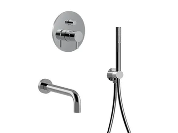 MY FUTURE - 5903 - Recessed chromed brass bathtub mixer by Rubinetteria Giulini - view 2